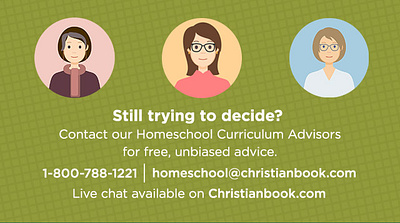 Homeschool Advisors Avatars - Christianbook adobe illustrator branding design graphic design illustration vector