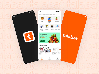 Talabat App behance branding design dribbble fiverr motion graphics ui uiux