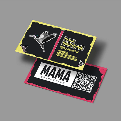 "MAMA Production" Visit Card ~ compact version