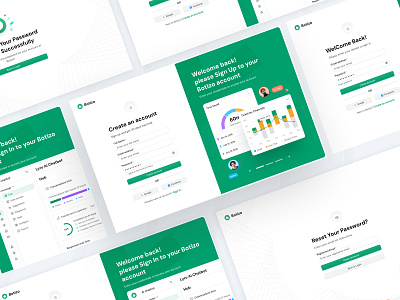 Botizo- Sign in/Sign up Page design sign in sign up uidesign webapp website design