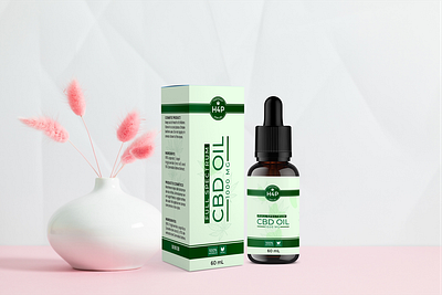 CBD Label Design product packaging box design