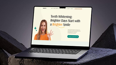 Dentist Landing Page Design cleandesign dentalclinic dentistlandingpage design dribbble figmadesign graphic design healthcaredesign landing page landingpagedesign minimalistui responsivedesign ui uiux ux webdesign website