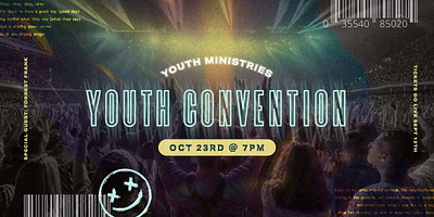 Youth Convention Flyer Art church flyer church graphics concert branding event flyer design graphic design