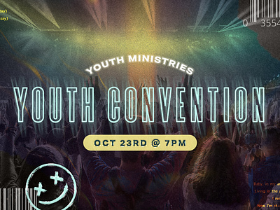 Youth Convention Flyer Art church flyer church graphics concert branding event flyer design graphic design