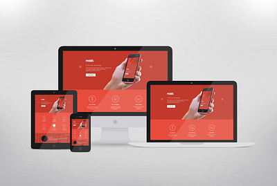 80 Flat Responsive Devices Multipurpose Mock-Ups template