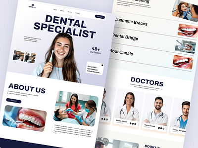 Dental Clinic Website Design app design book dentist online website branding custom uiux design dental clinick dentist dentist website graphic design illustration mobile app design motion graphics online doctor techwitpro ui uiux uiux design ux design web design website website design