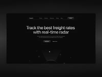 Hero Page 🪄 clean components daily dailyui design figma freight hero heropage landing landingpage minimal ui uiux ux website