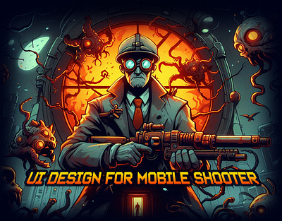 Shooter game UI concept game graphic design mobile mobile game mobileapp shooter ui ui concept uiux design user interface