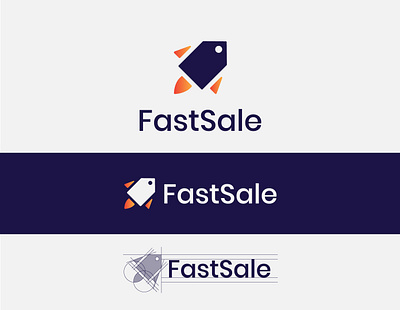 Fast Sale Logo ai boost digital fast growth innovation logo logo design market marketing plugin price tag rocket sale sale logo sales sell seo software tag