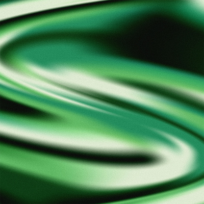 Abstract art #24 - Green mess black grainy green mint swirl white