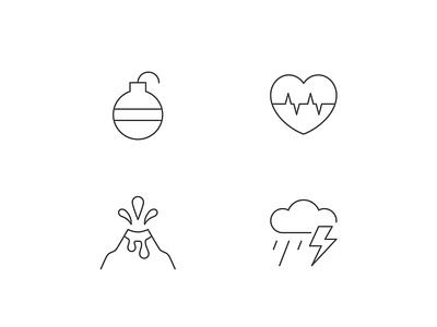 Anxiety icons design designer graphic icon icondesign iconography inspiration line outline set ui ux vector web