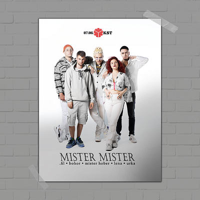 "MISTER MISTER" Show Poster ~ Belgrade 2024