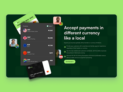 Exchange Rate Section Design app bank cards branding country currency daily 100 challenge dailyui dailyuichallenge design exchange illustration local logo payment ui web