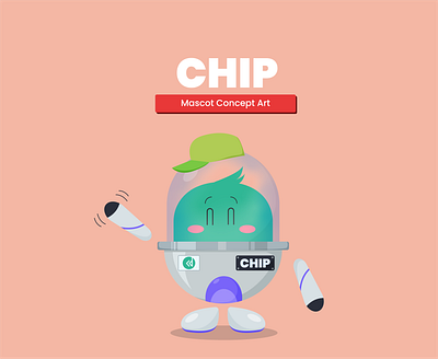 CHIP - mascot concept art character character design concept cute design digital digital art digital illustration graphic design illustration vector vector art vector illustration