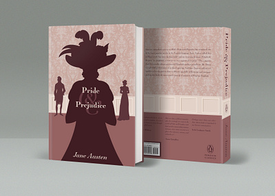 Pride and Prejudice Book Cover 2d design book cover design digital illustration graphic design illustration typography