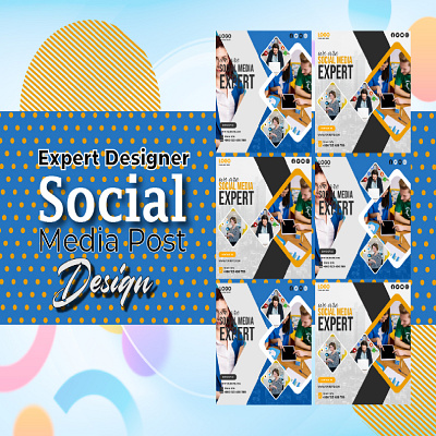 Expert Designer Social Media Design agency designer branding expert designer graphic design post social media