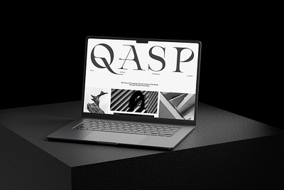 QASP – Photography Studio – Web Design and Brand Design blackandwhite branding concept design figma graphic design interface minimalism minimalistic minimalistic brand minimalistic design photography ui ui design uiux webdesign webs website website design