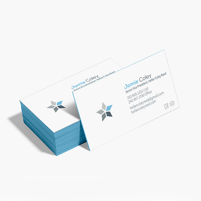 Heller Coley Reed Business Cards branding graphic design print design