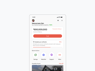 Axiom Mobile - Dashboard dashboard dashboard ui fintech mobile ui ux