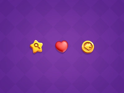 Currency icons - Secret Puzzle Society game game icon heart icons puzzle secret society society star