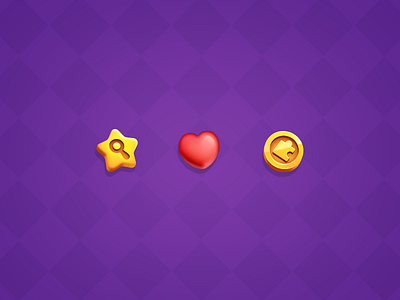 Currency icons - Secret Puzzle Society game game icon heart icons mobile puzzle secret society society star