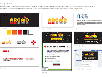 Arcaid: Quest for the Cure Ad Campaign and Website ad campaign advertising branding desktop graphic design logo mobile ui ux web design