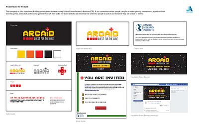 Arcaid: Quest for the Cure Ad Campaign and Website ad campaign advertising branding desktop graphic design logo mobile ui ux web design