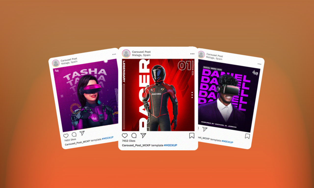 Example of I Will Design Instagram, Facebook Posts