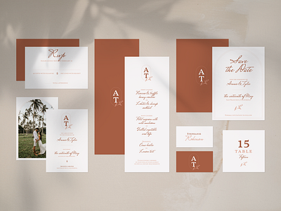 A&T - Wedding Invite card couple custom digital engagement invite love marriage minimalist mockup modern print wedding