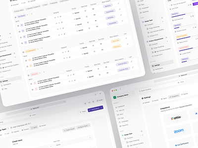 SaaS Management Platform admin app app design b2b business dashboard desktop interaction management product design product management productivity project management saas scheduler scheduling software ui ux web app