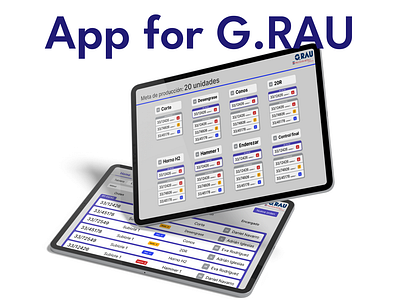 Web App for G.RAU Costa Rica app ui ux web app