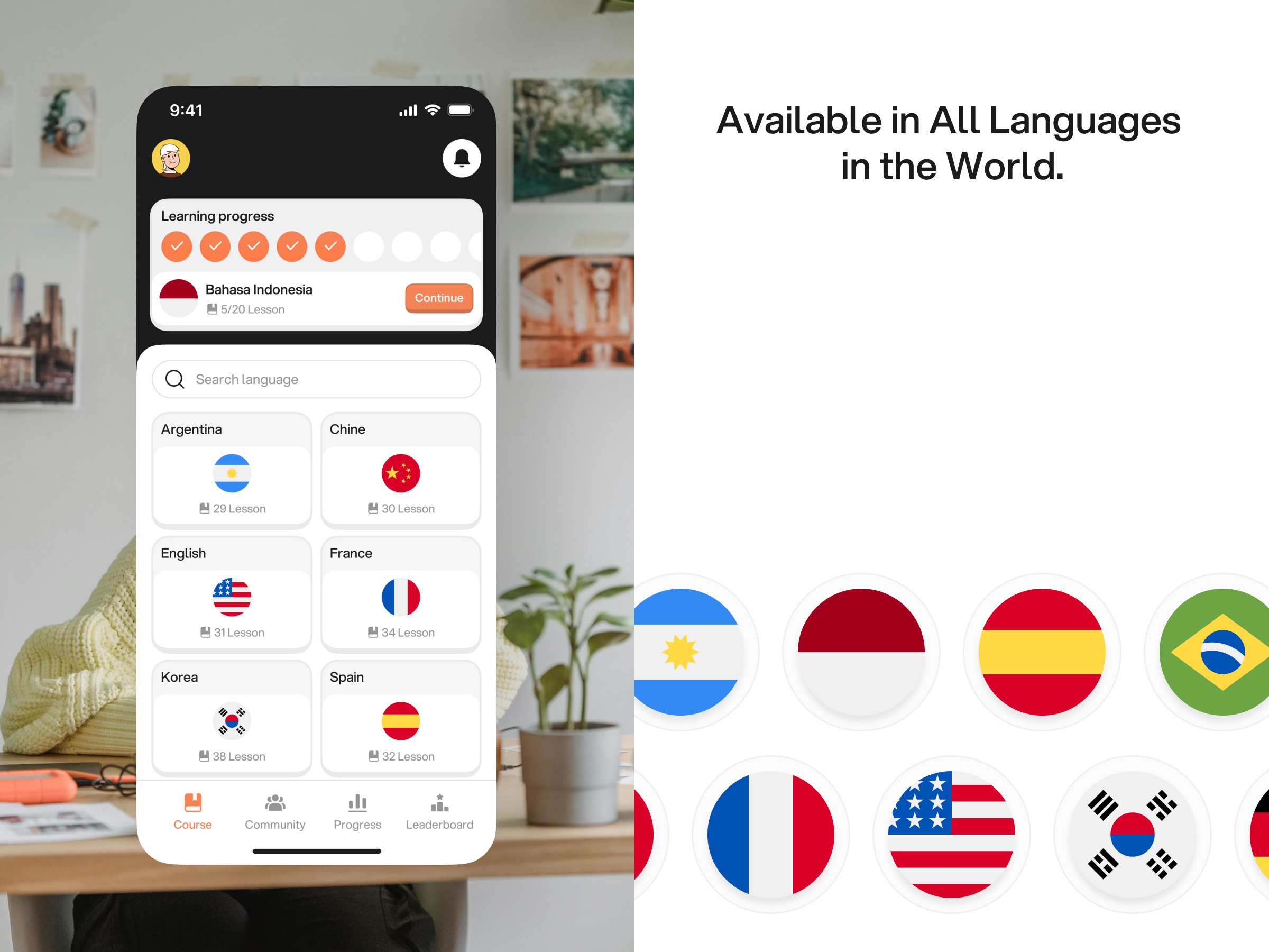 Ajhèr - Learning Language Mobile App course e course e learning education english language language app language training learn learning learning app learning language lesson mobile online course online learning training