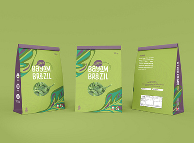 Product Packaging for Keripiki Bayam Brazil packaging product