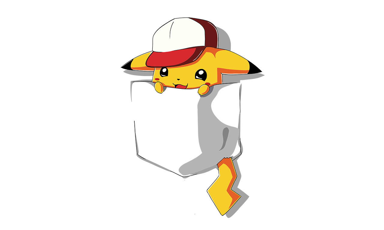 Pocket Pokémon anime cartoon clothing design graphic design illustration japanese logo merchandise pikachu pocket pokémon retro streetwear tshirt design