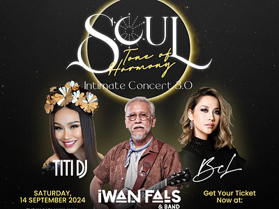 SOUL CONCERT SOCIAL MEDIA POSTING branding graphic design poster social media