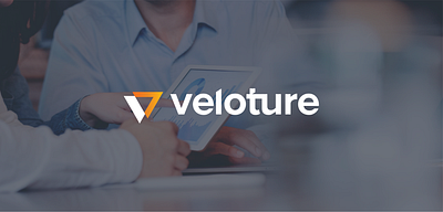 veloture logo branding development identity logo v veloture