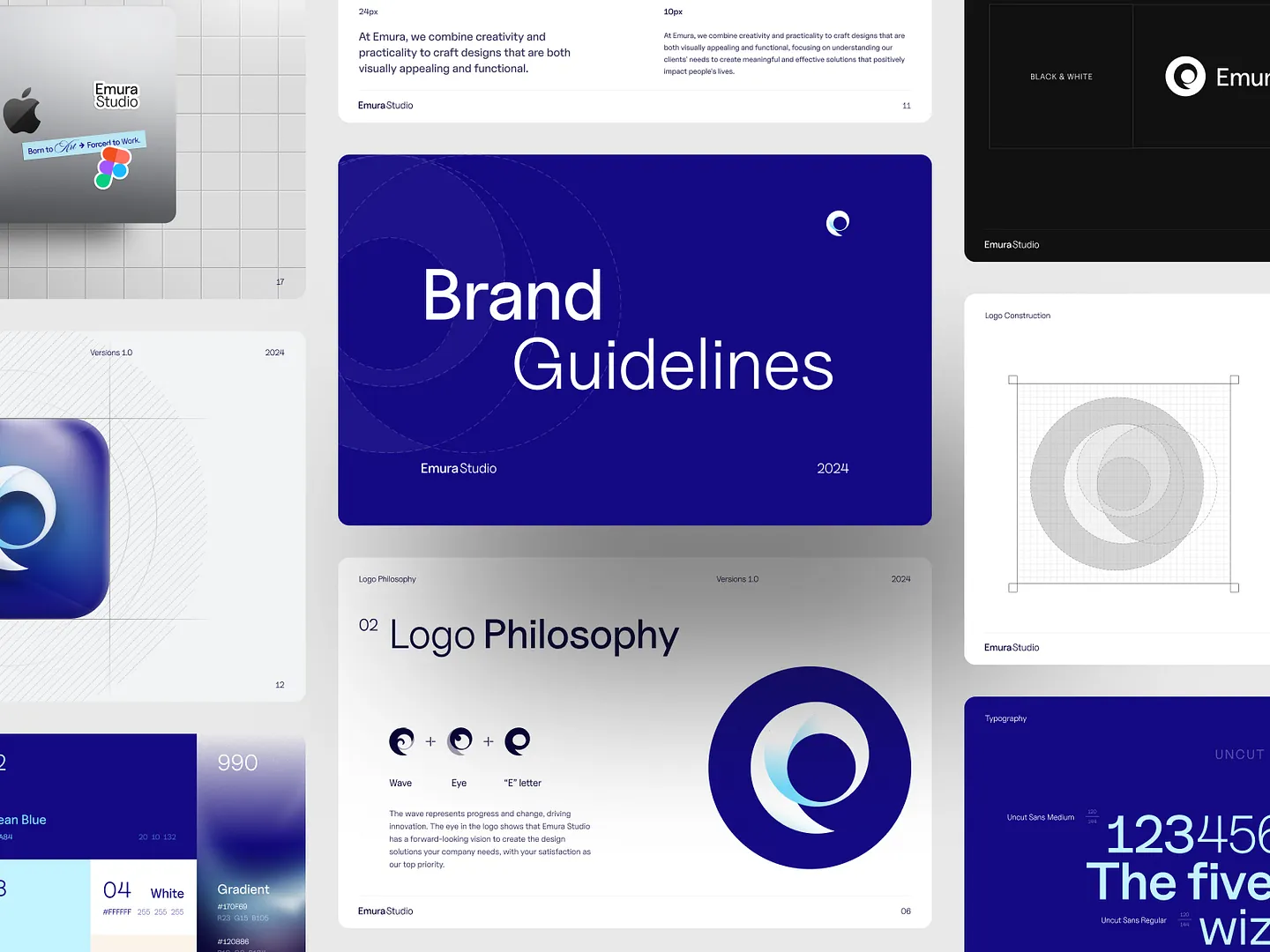 Emura Studio: Comprehensive Brand Guidelines for a Modern Studio Website