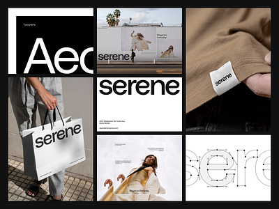 Serene Fashion - Brand Identity bento brand brand identity branding fashion branding fashion identity logo design logotype minimalist stylish visual identity