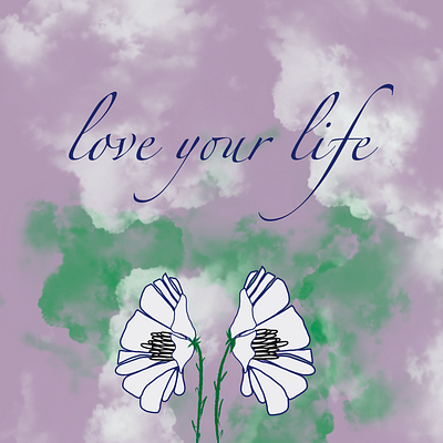 Love your life abstract illustration life love nice