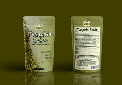 Seeds Pouch Packaging Design package design packaging packaging design pouch design pouch packaging design product design product label pumpkin seed pouch design seeds package design seeds packet design