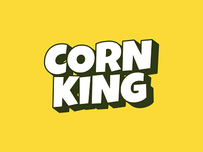 Corn King: Design pack 1930s badge branding branding pack character mascot corn design pack illustration king logo mascot mascot merch merchandise retro mascot t shirt tee tshirt typography