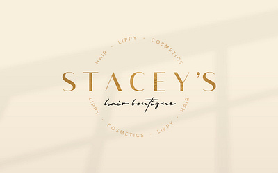 Stacey's Hair Boutique branding graphic design logo stationery visual identity