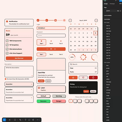 Customizing My Design System in Figma branding components design design system figma figma ui kit gumroad style interface ui ui kit ux wireframe