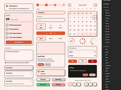 Customizing My Design System in Figma branding components design design system figma figma ui kit gumroad style interface ui ui kit ux wireframe