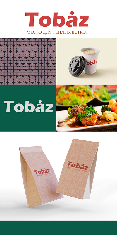 Tobaz.Фирменный стиль.Визуал branding graphic design logo