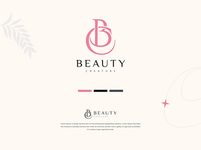 Beauty Creature Logo Design brandidentity branding cosmetics logo cosmeticsbranding creativelogo elegantdesign graphic design logo logo design luxurybranding ui