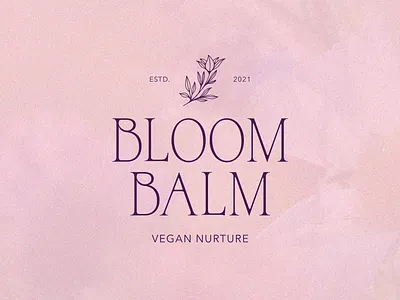 Bloom Balm - Branding & Packaging bold design brand development brand identity branding design earthy elegant floral flower illustration logo logo design nature brand nature logo sophisticated