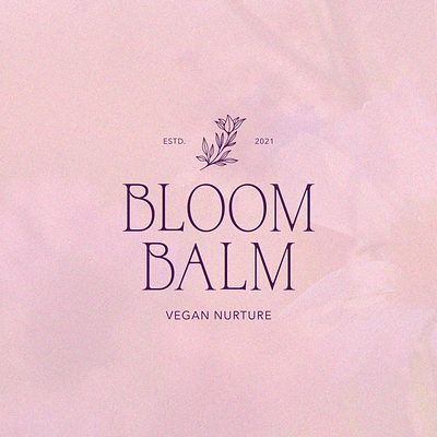 Bloom Balm - Branding & Packaging bold design brand development brand identity branding design earthy elegant floral flower illustration logo logo design nature brand nature logo sophisticated