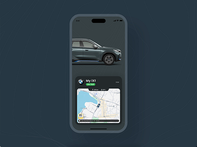 Smart Car Tracking App automotive car design location map mobile app navigation product design transport ui