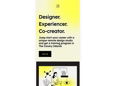 New Designers Training Program Application Site - Mobile application site design design process design thinking join us mobile product design responsive design training program training workshop ui ux